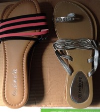 2 paia di Sandali donna uno infradito misura 38/39