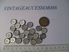22 bottoni 4 fori vintage in