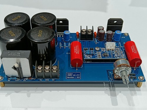 Lm3886 pcb gainclone - -,
