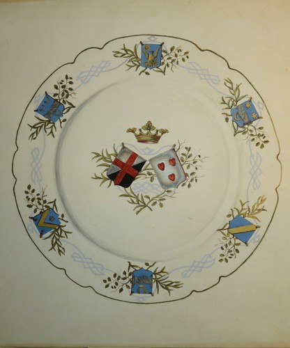 Disegno xix progetto piatto - disegno,