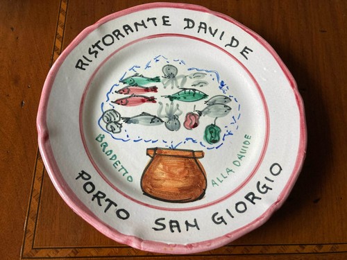 Piatto buon ricordo - porto, san