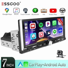 Autoradio 4+64GB Apple Carplay Singola 1DIN Android 14 con Bluetooth GPS WIFI KAM