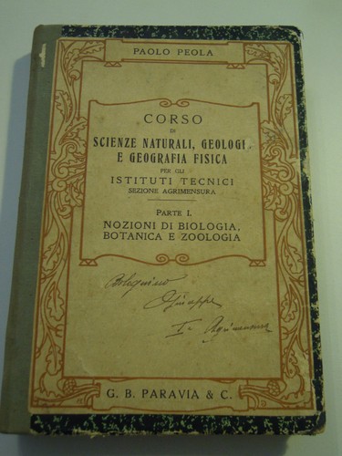 Corso scienze naturali - scienze,