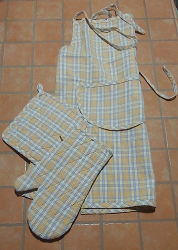 Set grembiule guanto e - set, grembiule,
