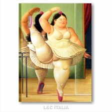 Botero ballerina alla sbarra - botero,