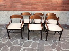 Modernariato - 6 Sedie Danesi - Metà XX Secolo - Originali
