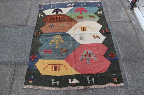 Tappeto kilim vintage - tappeto,