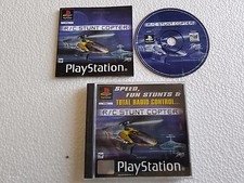 PSX SONY PLAYSTATION R /C STUNT COPTER INTERPLAY SHINY