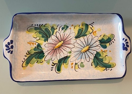Vassoio ceramica decorato - decorato, a