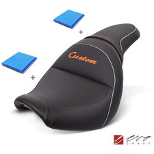 Trasformazione Sedile Gel Comfort Guidatore+Passeggero per Kawasaki VN 900 Custom