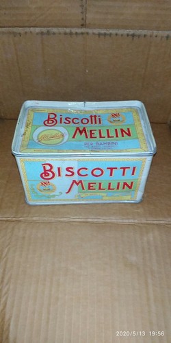 Scatola latta biscotti - in,