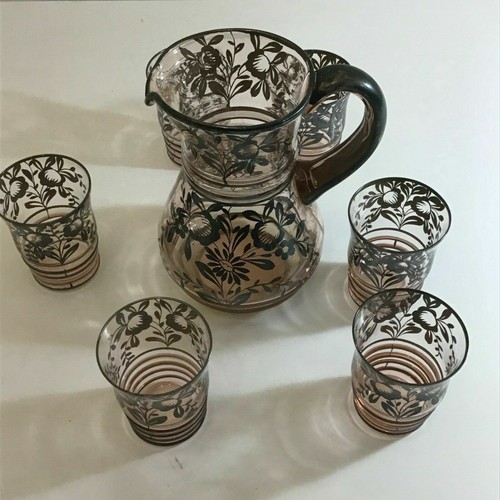 Caraffa brocca 6 bicchieri - brocca, +