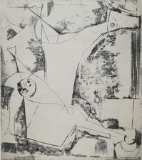 MARINO MARINI: Rara Incisione all'Acquaforte 65x50, Firmata, Numerata. STUPENDA!