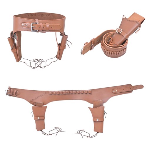 Fondina pistola western pelle