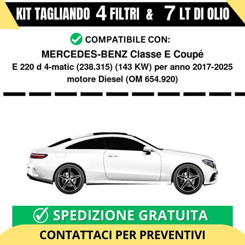 Tagliando per mercedes benz - tagliando, mercedes-benz