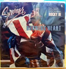Disco vinile 45 giri Burning Heart " Survivor " Picture soundtrack " Rocky IV "