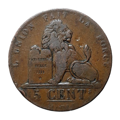 Belgio 5 cent 1837 - belgio,