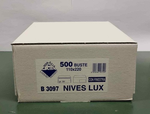 500 buste nives lux 11x22 - 11x22, con