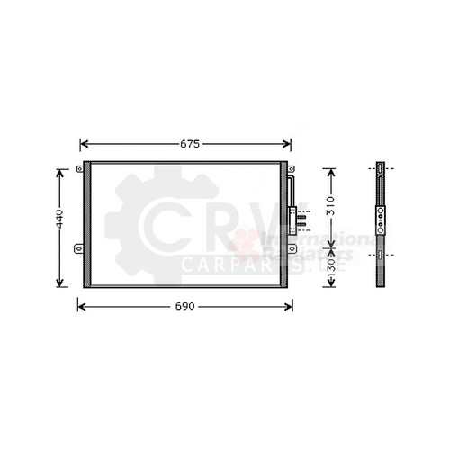 Condensatore climatizzatore - condensatore,
