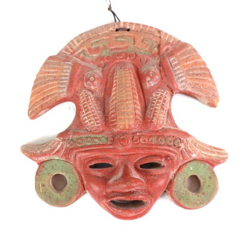 Maschera maya azteca messicana - maya,