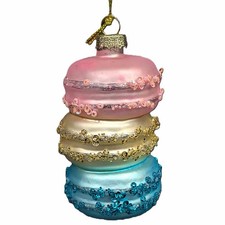 Formina in vetro Tris di macaron 10cm