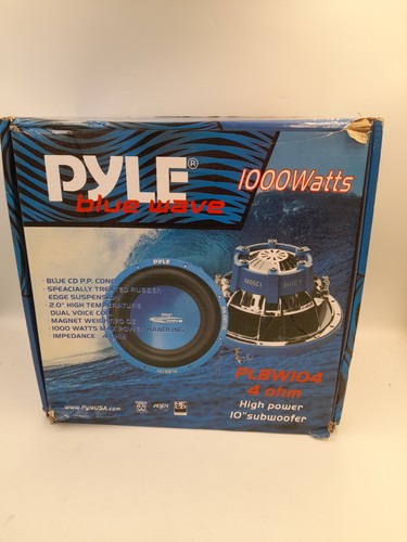 Subwoofer pyle blue wave - blue,