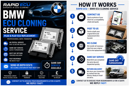 Bmw ecu cloning service - bmw, uk