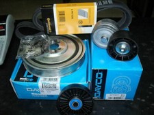 KIT CINGHIA SERVIZI PULEGGIA + 2 CUSCINETTI ALFA 147 156 1.9 JTD-JTDM