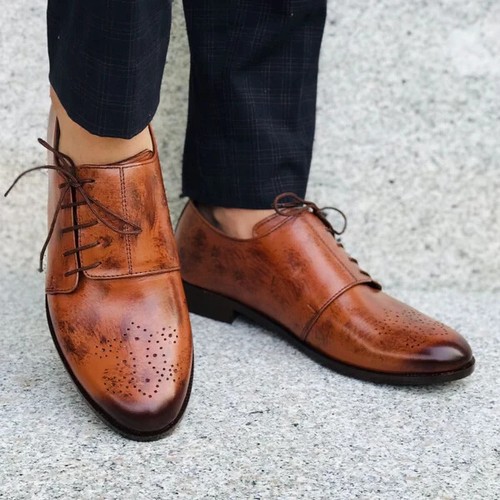 Scarpe stringate laterali