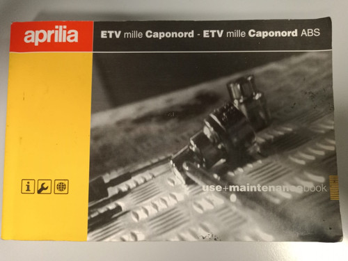 Uso manutenzione aprilia etv - uso,