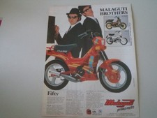 advertising Pubblicità 1989 MALAGUTI FIFTY TOP 50/FIFTY FULL CX 50/HF 50