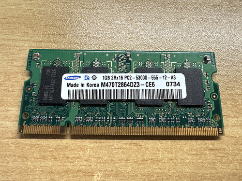 Ram ddr2 samsung - ram, 1gb