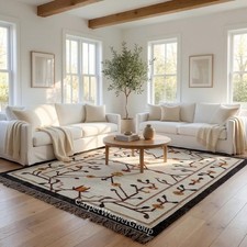 Tappeto Kilim Navajo verde