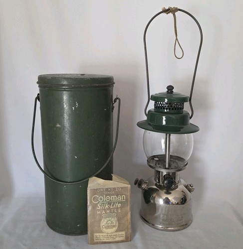 Lanterna vintage coleman verde - lanterna,