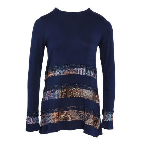 Blusa donna desigual blu - blusa,