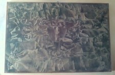 MIRKO BASALDELLA  olio su carta telata,45 x 65