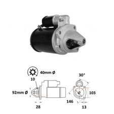 Motorino avviamento per - di,
