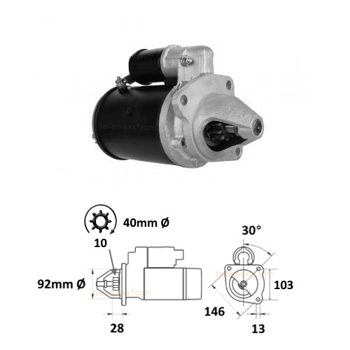 Starter per agco - starter, landini