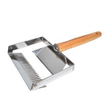 FORCHETTA PER DISOPERCOLARE- ESTRAZIONE MIELE DAI TELAINI-APICOLTURA-ACCIAO INOX