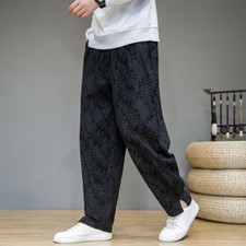 Uomo Etnico Misto Lino