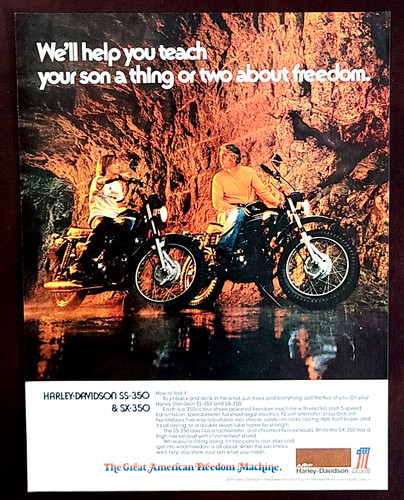 Pubblicità harley davidson - pubblicità, harley-davidson