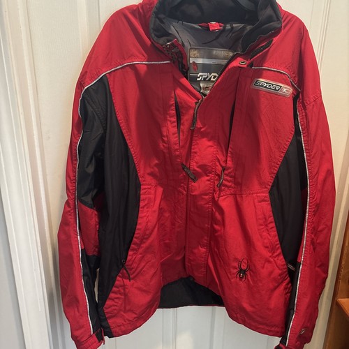 Giacca sci uomo - spyder, rosso