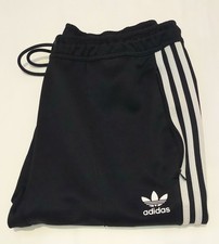 Vintage Adidas Track Pants Black Medium 3/4 trousers