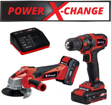 Kit Trapano avvitatore e smerigliatrice angolare 18V Power X Changhe + Batterie