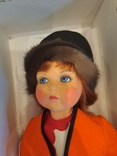 VINTAGE FELT PAINTED FACE DOLL