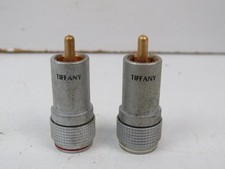 coppia connettore RCA maschio TIFFANY CONNECTORS spina NOS-CX-5C per audio hifi
