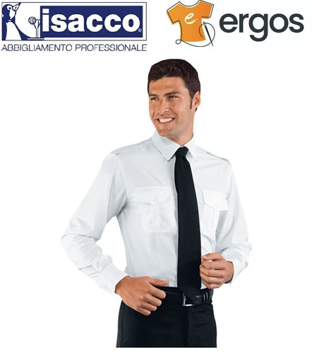 Isacco camicia pilota - isacco, bianco