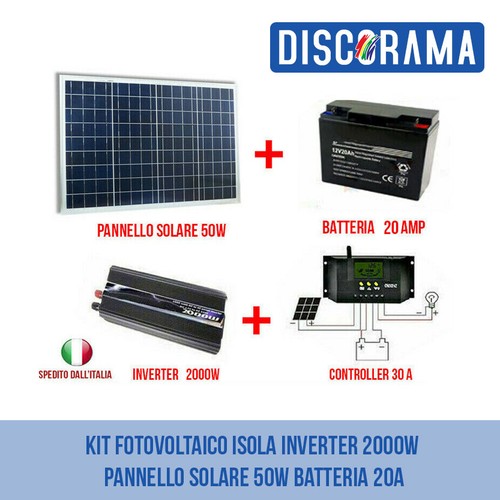 Kit fotovoltaico isola - kit,