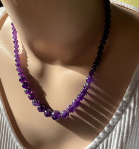 Collana ametista perle - ametista,