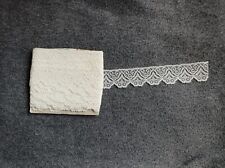 Antico Nastro PIZZO MERLETTO Fatto a Mano ad UNCINETTO  Epoca primi Del '900 